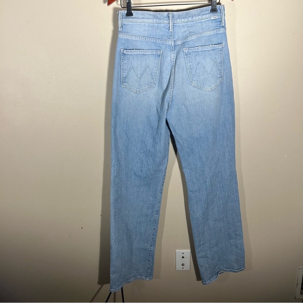 Mother High Waisted Tunnel Vision Sneak in Sippin’ Sweet Tea Jeans Size 27 - Picture 8 of 13